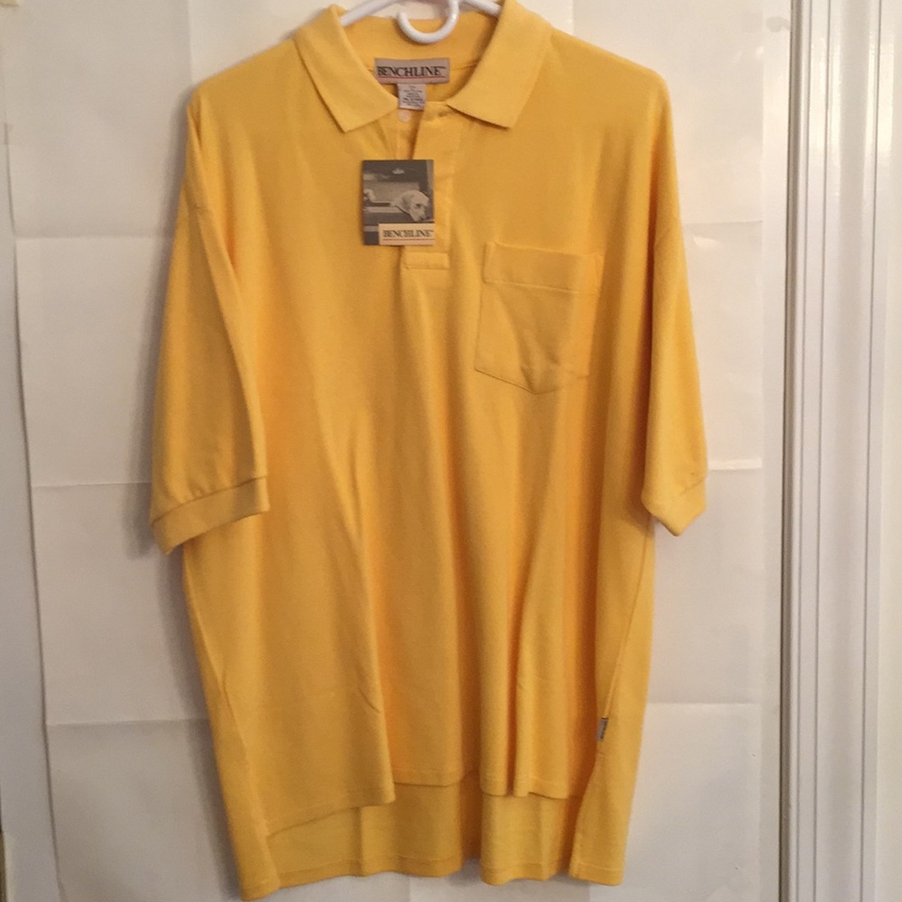 Benchline Casual Men’s Polo Golf Shirt Size L